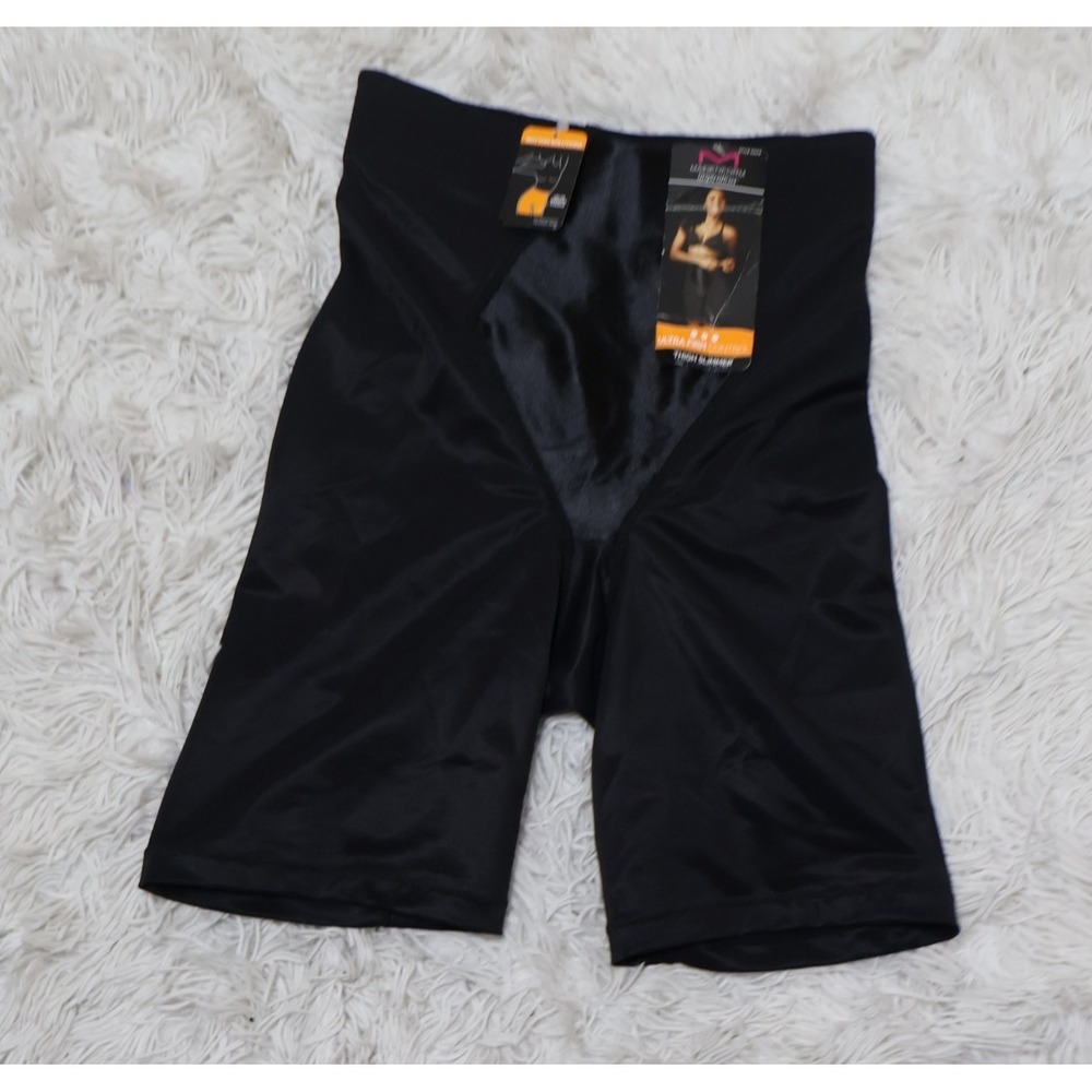 Maidenform  Shapewear Thigh Slimmer Small‎ Black High Waist Ultra Firm Control